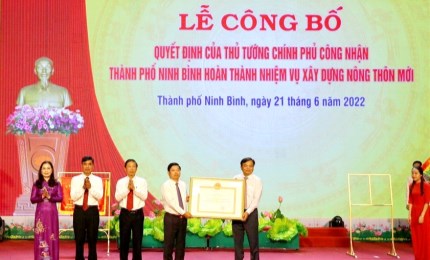 119/119 xã của tỉnh Ninh Bình đều đạt chuẩn nông thôn mới
