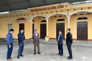 Kiểm tra Chương trình xây dựng Nông thôn mới tại Thanh Ba.