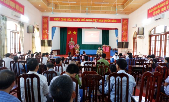 Văn phòng Điều phối nông thôn mới tỉnh tổ chức Hội Nghị triển khai  kế hoạch xây dựng nông thôn mới trên địa bàn huyện Thanh Ba