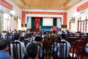 Văn phòng Điều phối nông thôn mới tỉnh tổ chức Hội Nghị triển khai  kế hoạch xây dựng nông thôn mới trên địa bàn huyện Thanh Ba