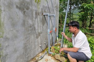 Hiệu quả từ công trình nước sạch ở Võ Miếu