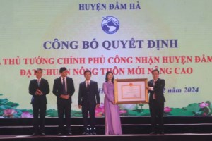 Quảng Ninh là tỉnh được Chính phủ công nhận hoàn thành xây dựng nông thôn mới